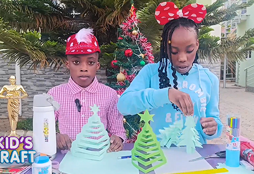 Christmas Tree - Kid`s Craft | Lovetoons TV