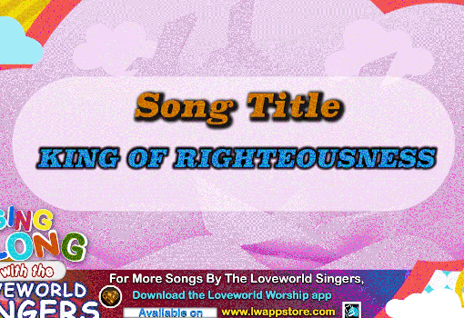 King of Righteousness