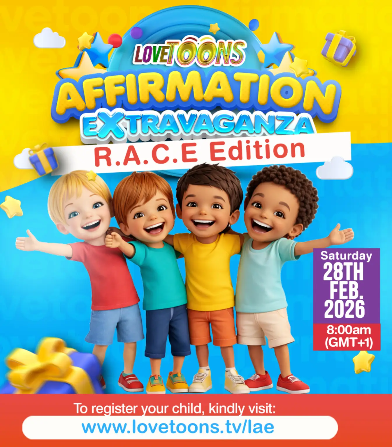 Lovetoons affirmation extravaganza